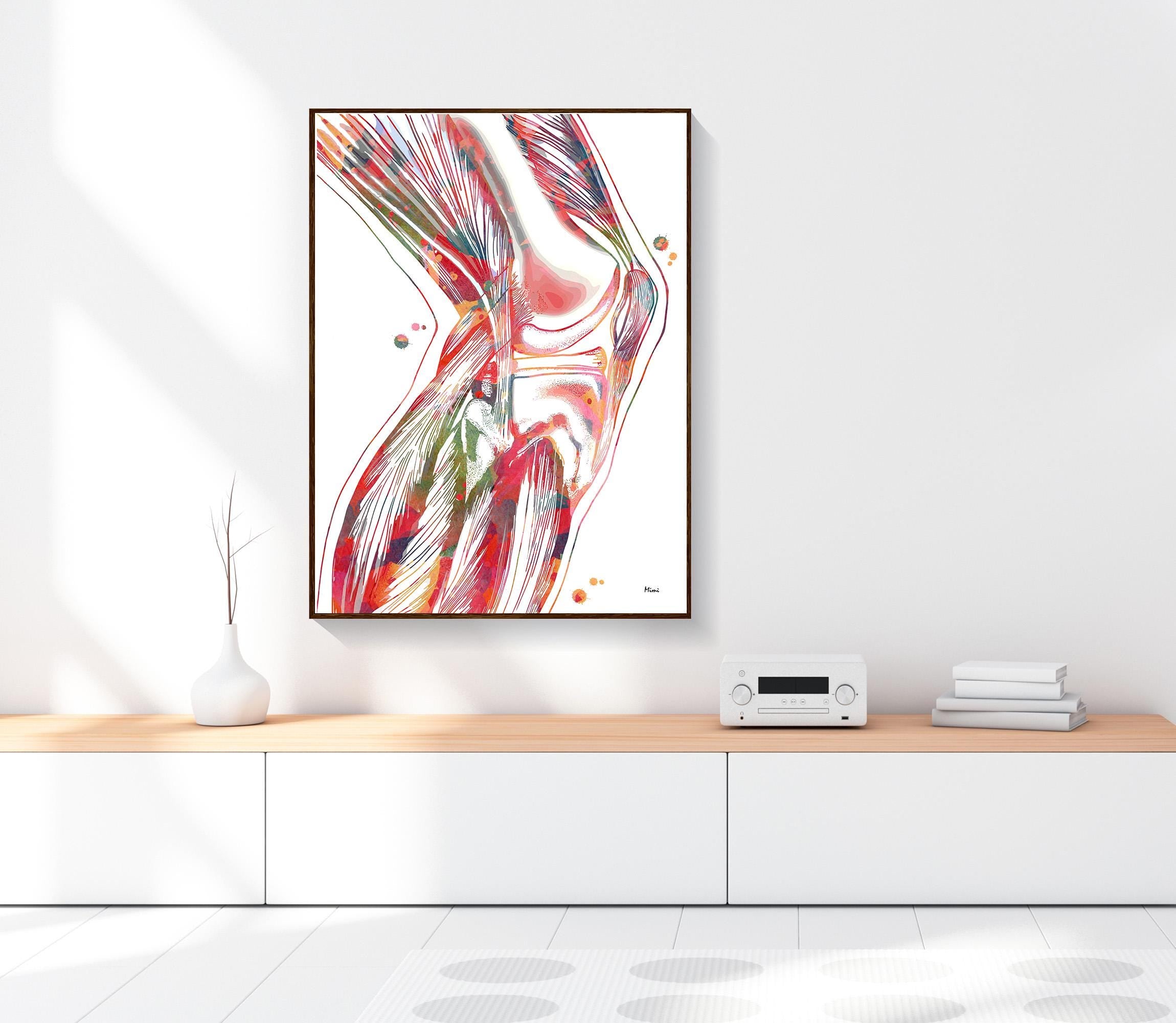 Knee Anatomy Print Image 3