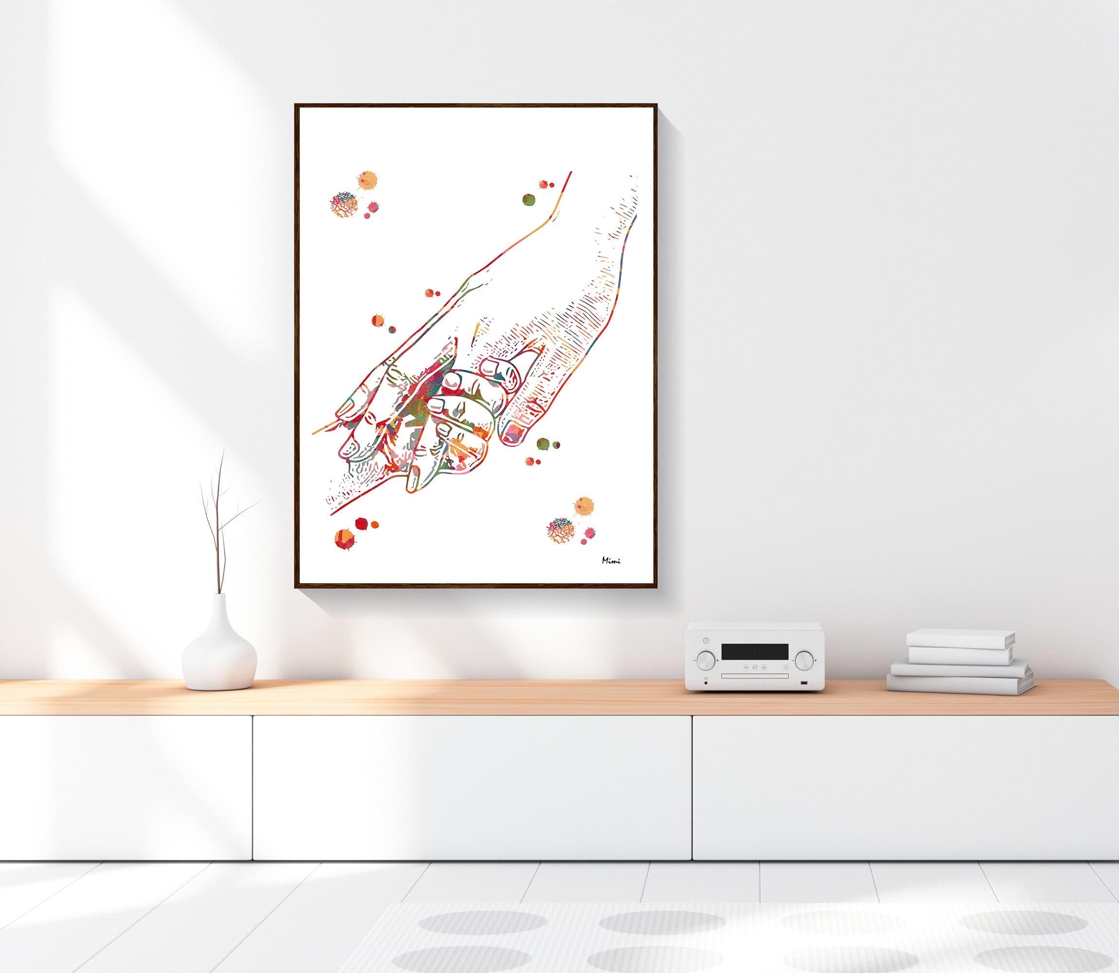 Newborn Baby Hand Print Image 3