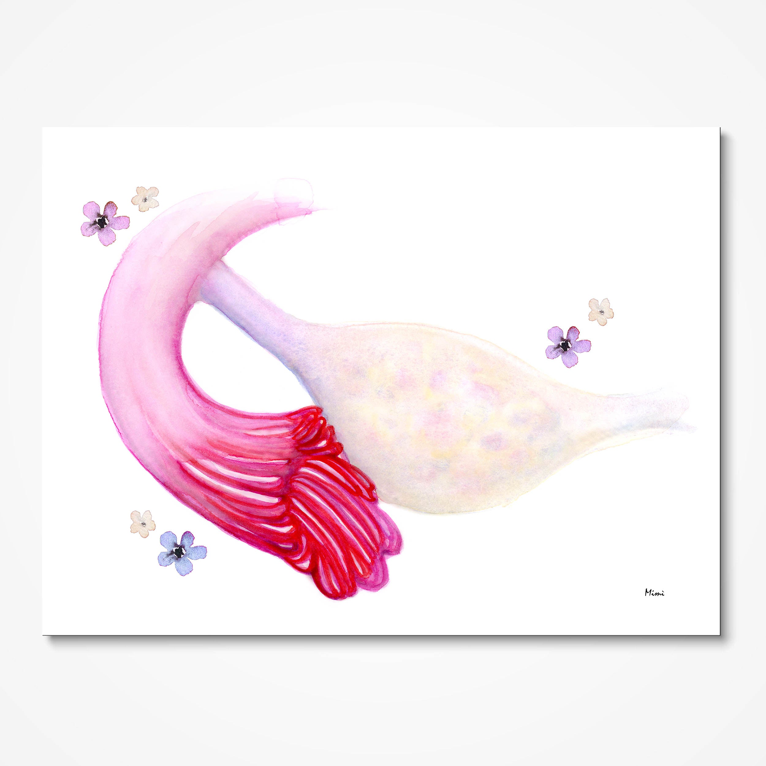 Ovary And Fimbriae Watercolor Print Image 1