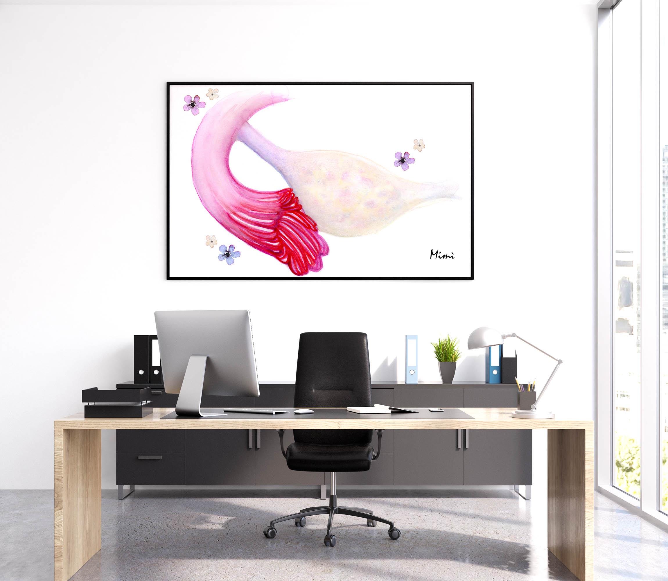 Ovary And Fimbriae Watercolor Print Image 4