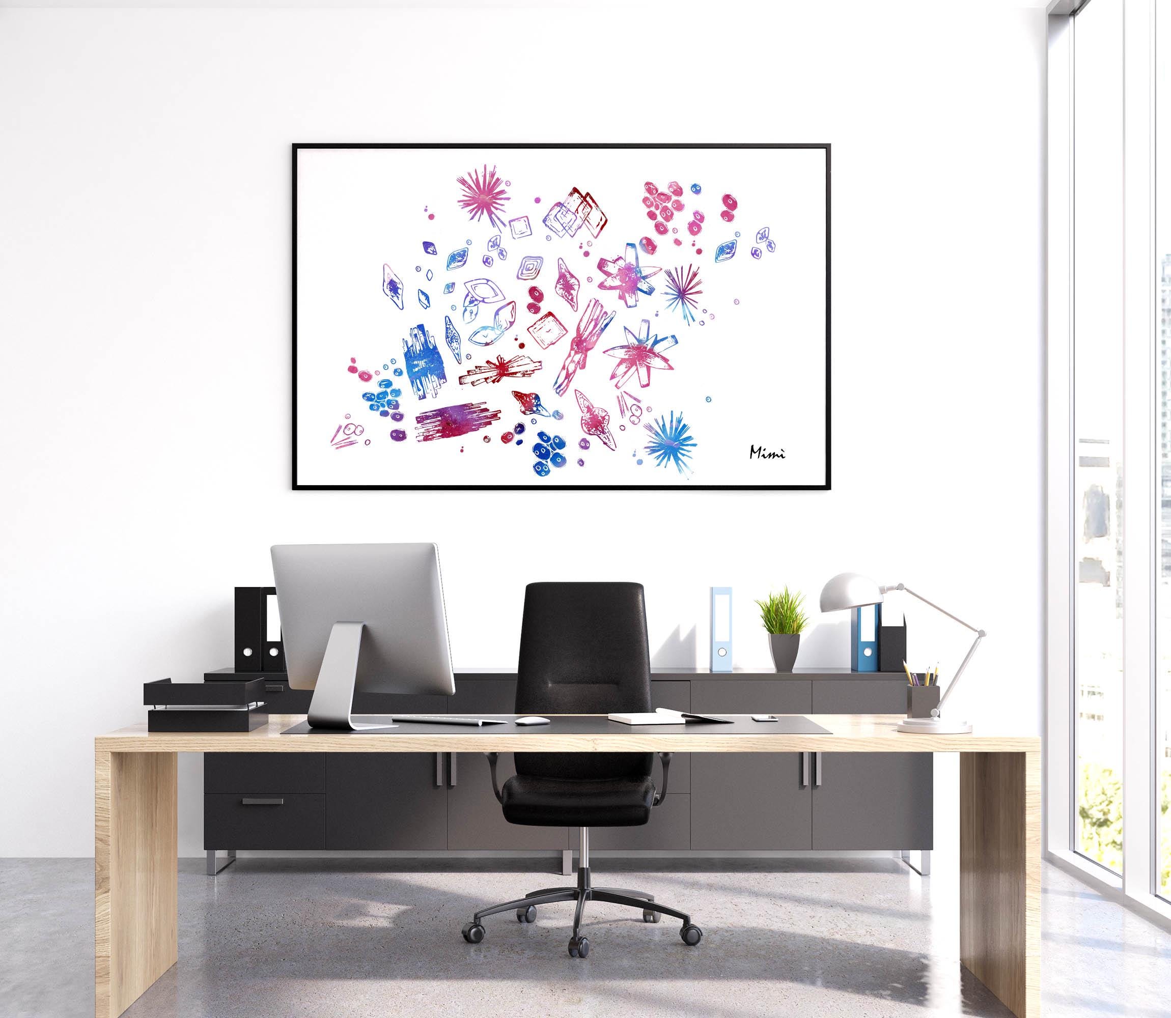 Urine Crystals Watercolor Print listing image 3