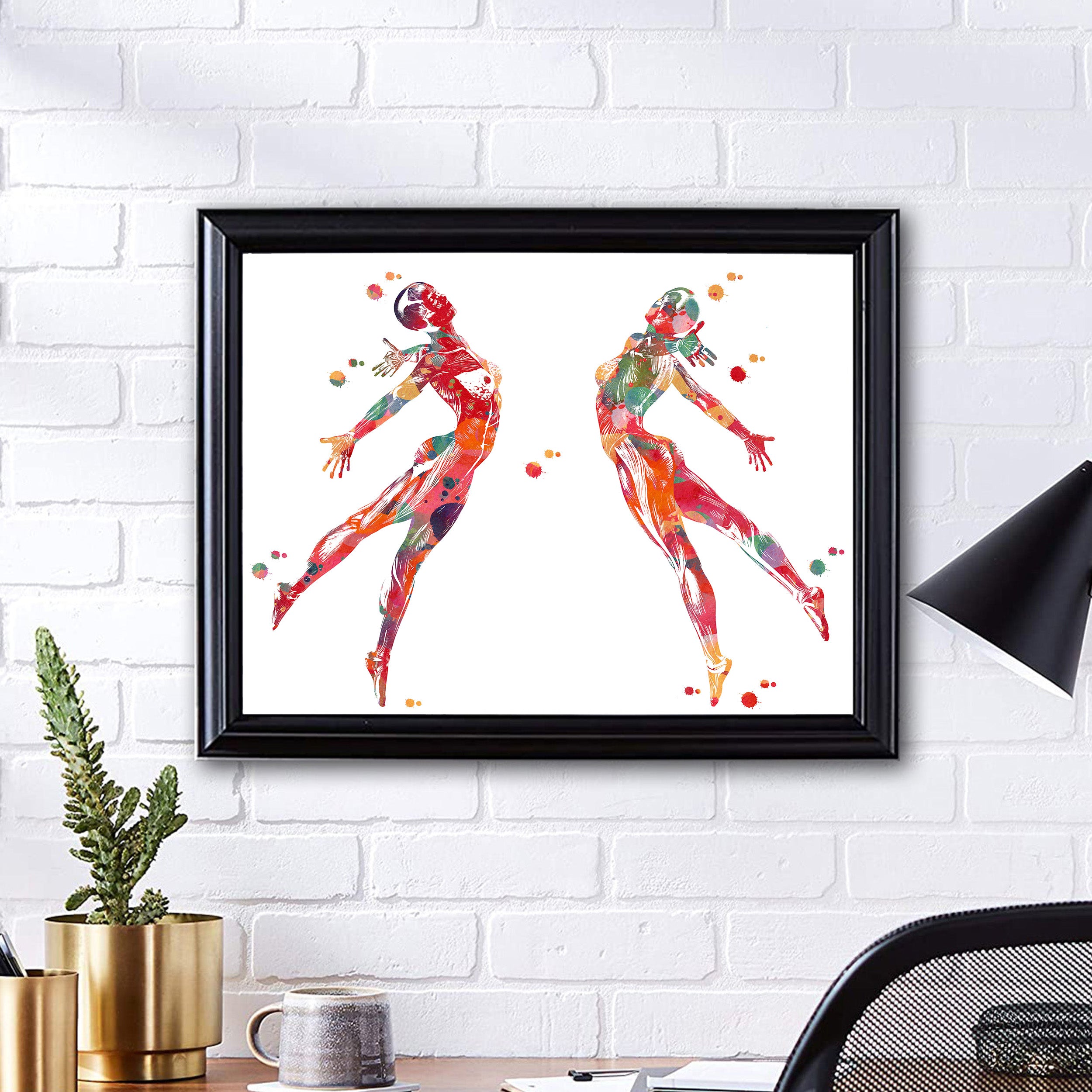 The Body In Movement Prints, Anatomy and Dance