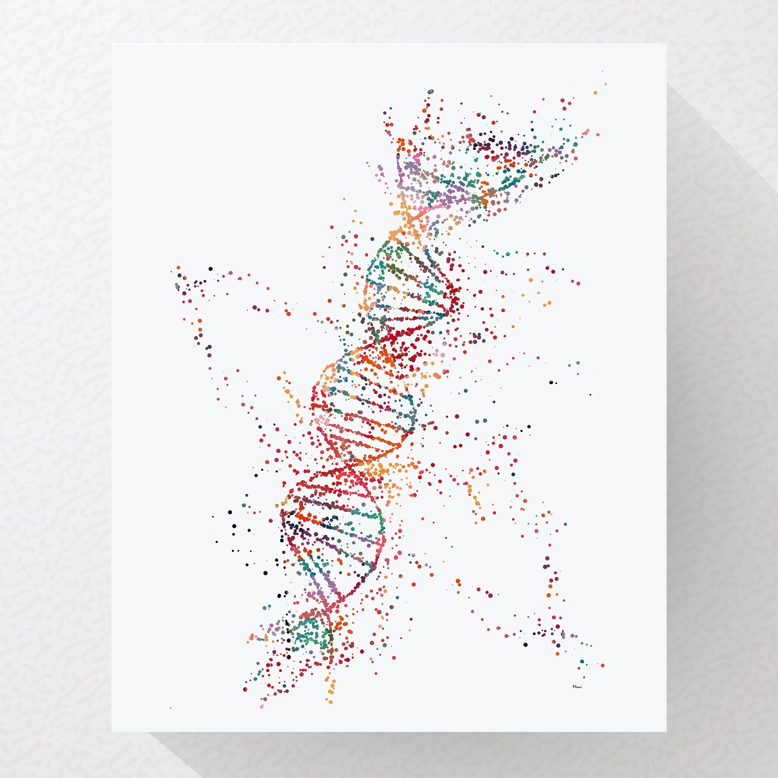 DNA Science Prints Genetic Art