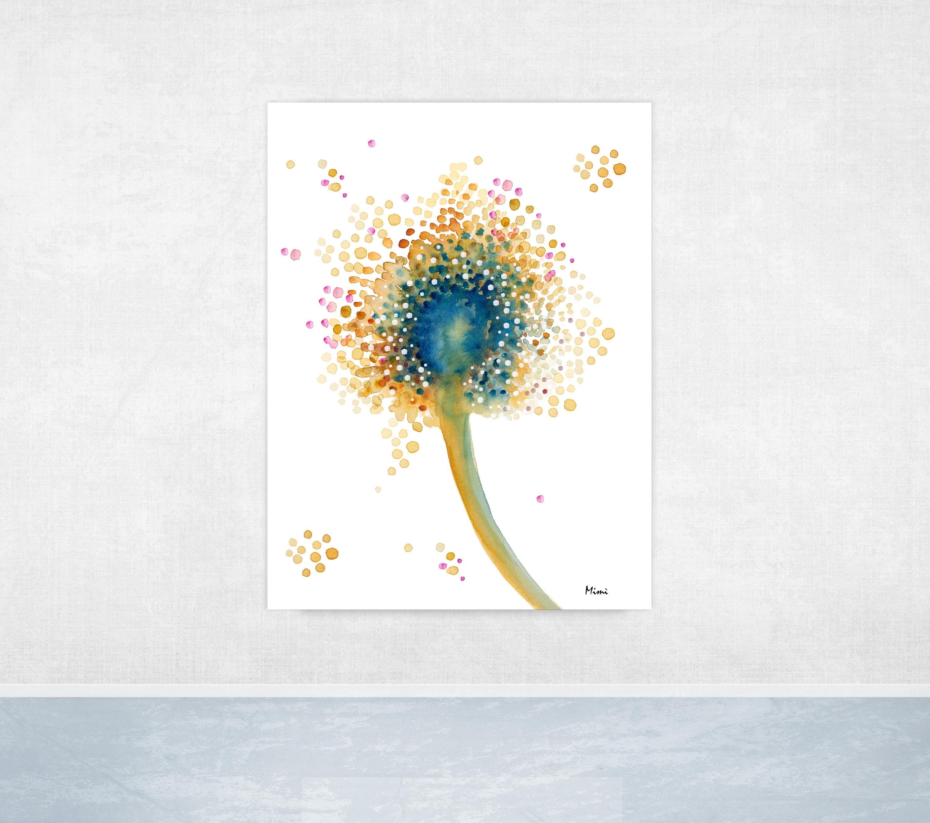 Art print of the Aspergillus fumigatus on a white background