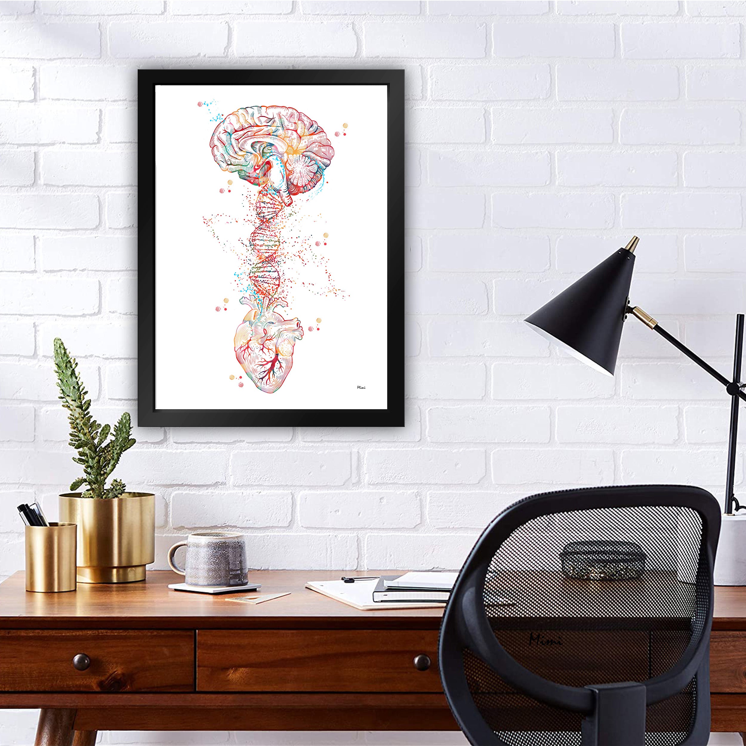 Brain Heart DNA Print Product Image nr. 4