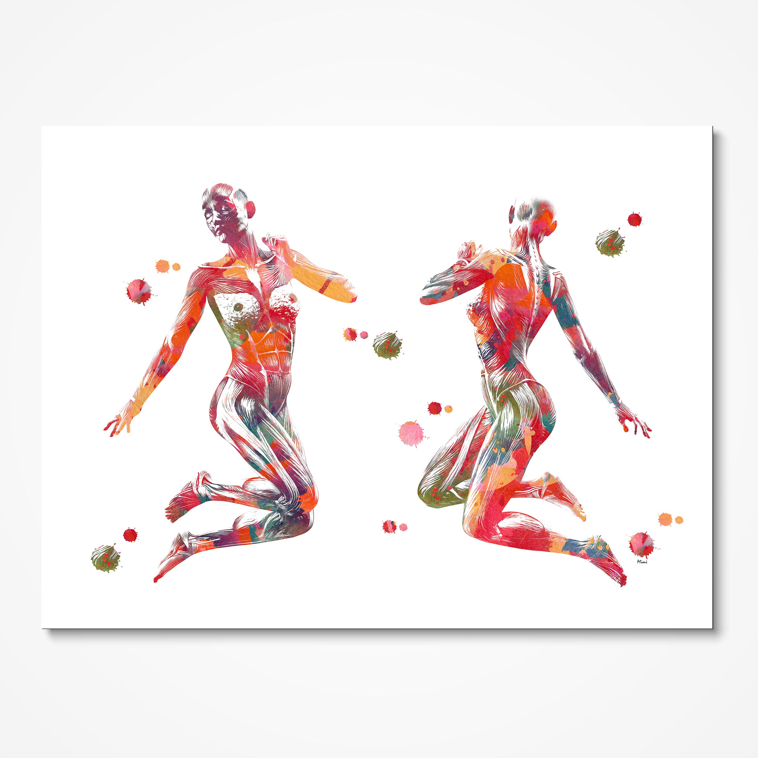 Dance Anatomy Prints Serie 5  Image 1