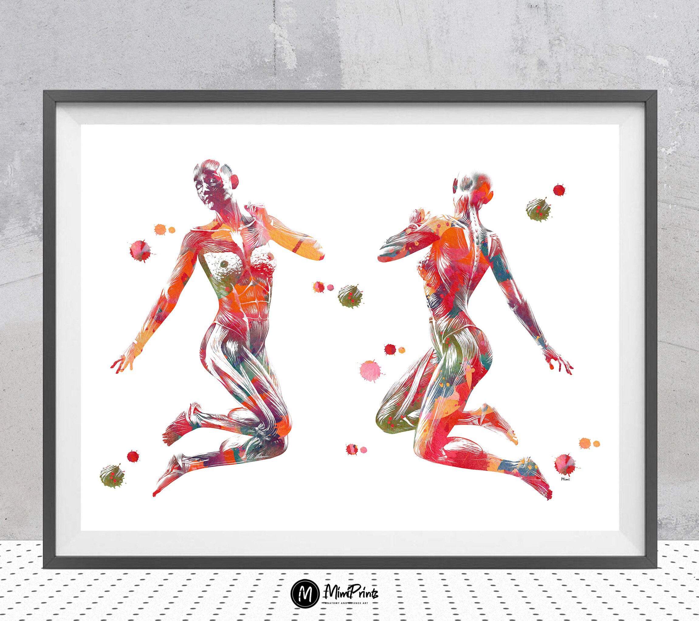 Dance Anatomy Prints Serie 5  Image 2