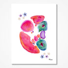 Abdomen Cross Section Watercolor Print Image 