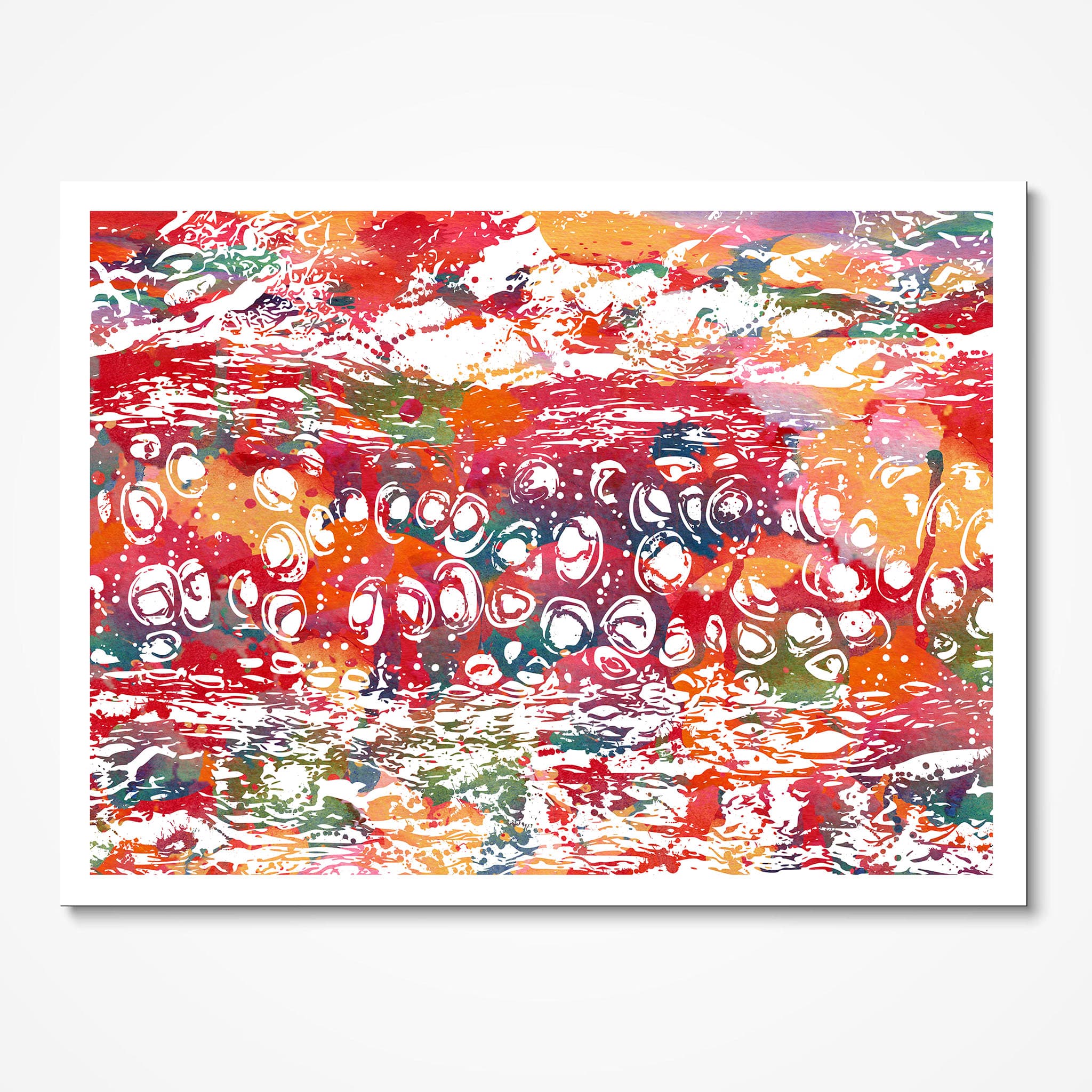 Bone & Cartilage Histology watercolor art print for orthopedic clinic wall decor