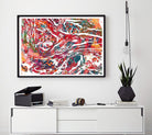 Breast Cancer Histology Watercolor Print Listing Image 2