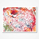 Otoscope watercolor art print for orthopedic clinic wall decor