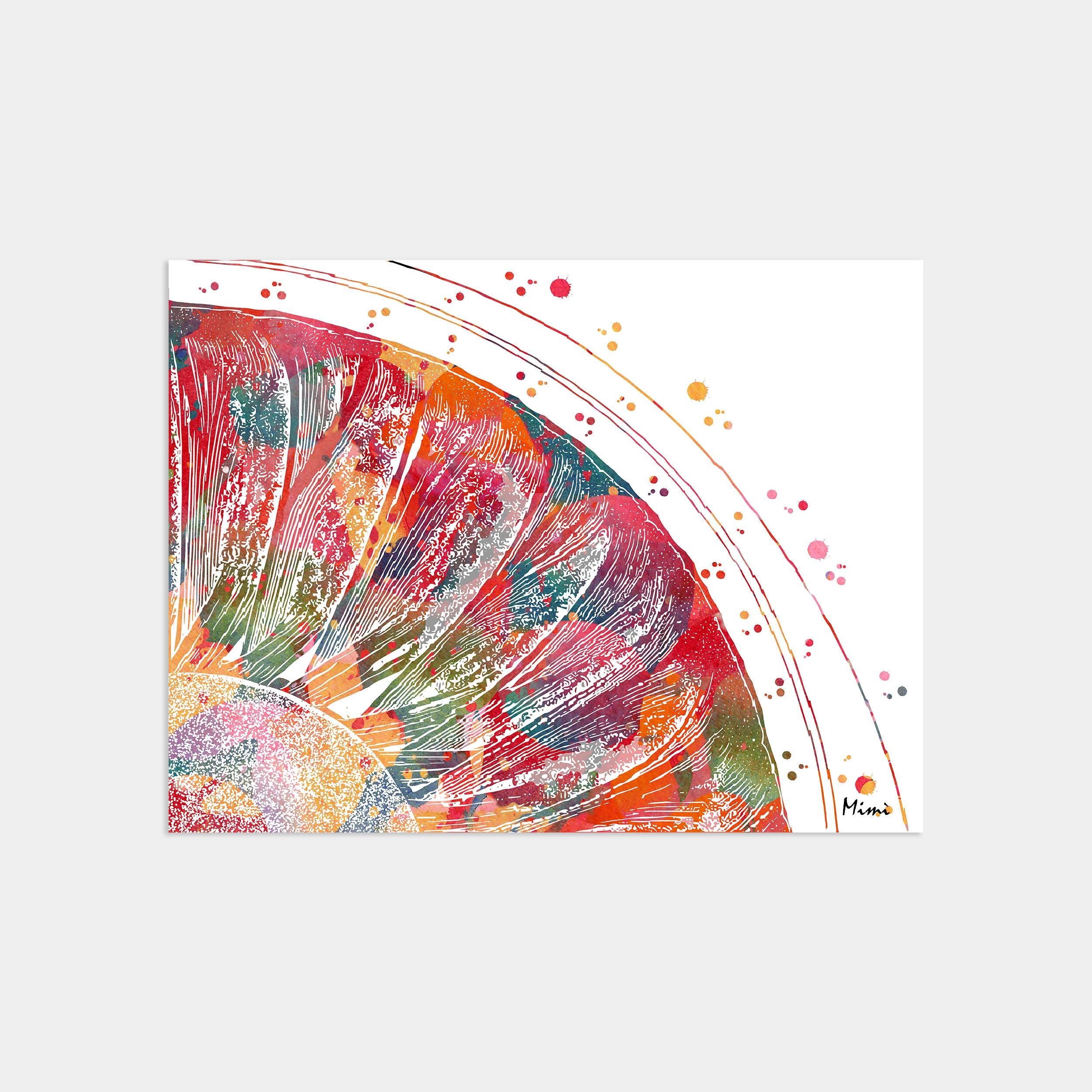 Ciliary Body & Lens watercolor art print for ophthalmology clinic wall decor