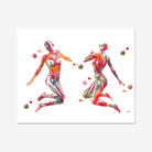 Spine Tree of Life watercolor art print for chiropractic clinic wall decor