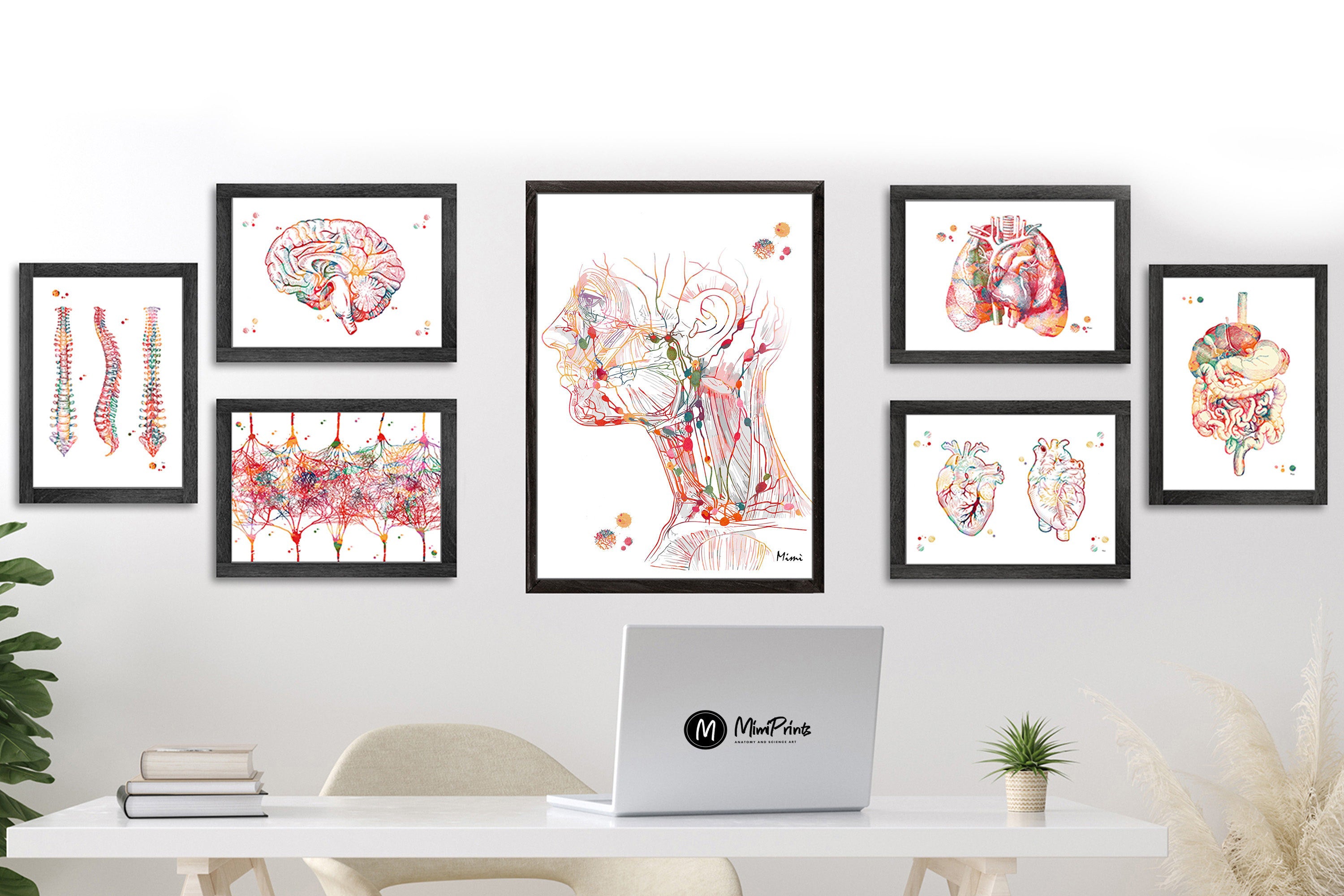 Head Lymph Nodes Anatomy Print image 3
