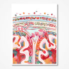 Meningeal layes od the brain watercolor print product listing image 1