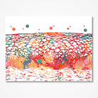 Uterine Cervix & Epithelial Cells watercolor art print for OB-GYN clinic wall decor