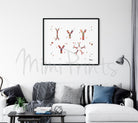 Antigens Antibody Reaction Science Art Print