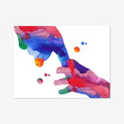 Baby Hand Watercolor Anatomy Art Ob-Gyn Print