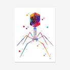 Bacteriophage Science Art Print