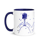 Bacteriophage Mug Watercolor Printed All Around On Ceramics Mug Image 1