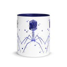Bacteriophage Mug Watercolor Printed All Around On Ceramics Mug Image 2