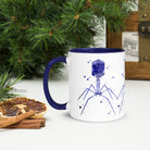 Bacteriophage Mug Watercolor Printed All Around On Ceramics Mug Image 3