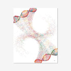 DNA Science Illustration Abstract Symbol of Genetics