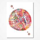 Fallopian Tube Anatomy Print Female Reproductive System Poster Ob-Gyn Clinic Wall Decor