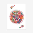 Human Hair Cross Section Print Anatomy Art Hair Follicle Structure Dermatology Poster Hair Strand Section