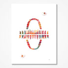 Human Teeth Dental Art Print Dentist Clinic Wall Decor