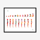 Pregnancy Anatomy Print Phases Of Fetal Development Ob-Gyn Fertility Clinic Wall Decor