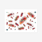 Escherichia Coli (E. coli) watercolor art print for microbiology lab wall decor