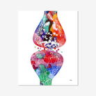 Nerve Cell Synapse & Receptors watercolor art print for neuroscience decor wall decor
